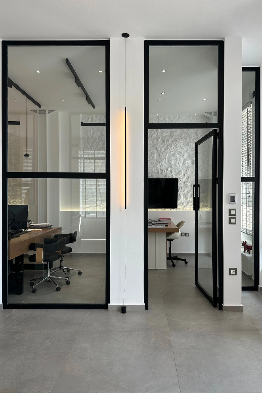 Interior of professional space